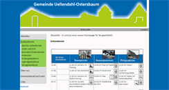 Desktop Screenshot of evangelisch-uellendahl-ostersbaum.de